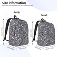 thumbnail image 3 of Yiaed Daisies Flowers Print Backpack, Premium Laptop Backpack, Travel Backpack for Women, Lightweight Backpacks, Comfortable Back Pack-Medium, 3 of 5