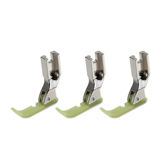 #T36LN Narrow Zipper Foot with Plastic Bottom Suitable for Most of Industrial Sewing Machines 3 pcs