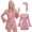 Pink, variant on Alaiyaky Womens 1970's Disco Fancy Dress Costume, 70s Outfits for Women, 70s Retro Hippie Dress with Headband for Hen Party, Music Festival & Theme Party