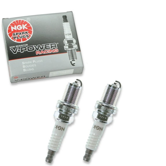 2 pc NGK 7173 V-Power Racing Spark Plugs for 1003 278 3911 4028 4251 438XLS 440XLS 52 794 AR3911 C61HCX C61Y C61YC W24EP-U W3D Ignition Wire Secondary