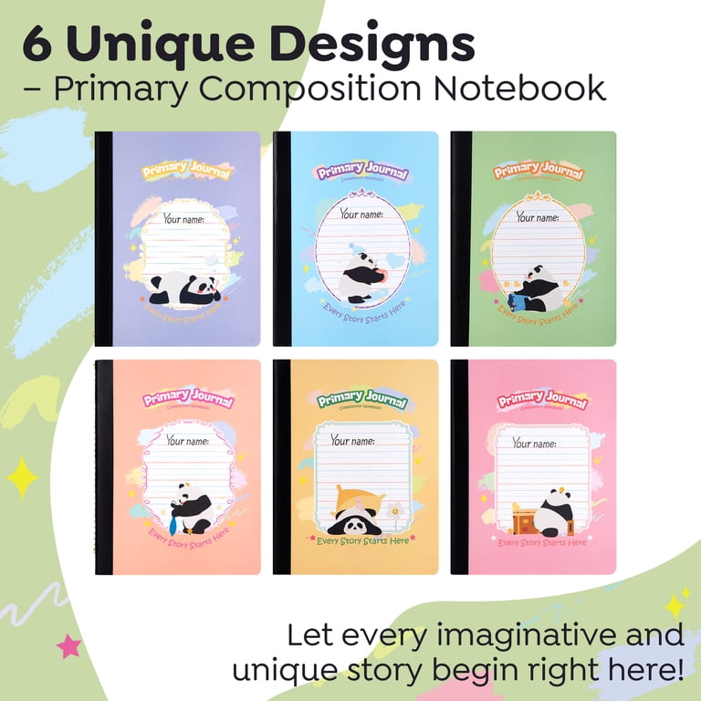 Primary Journal Composition Notebook, 6-Pack photo 4