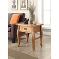 thumbnail image 2 of Linon Table de Bout Santa Fe, Finition Antique, 24 Pouces, 2 of 3