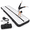 Black-10ft*3.3ft*4inches(3m*1m*0.1m), variant on Inflatable Gymnastics Air Mat Tumble Track With Pump Foring