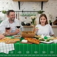 thumbnail image 6 of Football Party Decorations Disposable Tablecloth Plastic Touchdown Table Cover Perfect for Super Bowl Football Birthday Party Decorations and Gameday Tailgate Decorations 54 X 108Inch, 3 Pack, 6 of 6