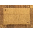 thumbnail image 1 of Ahgly Company Indoor Rectangle Abstract Brown Modern Area Rugs, 2' x 3', 1 of 4