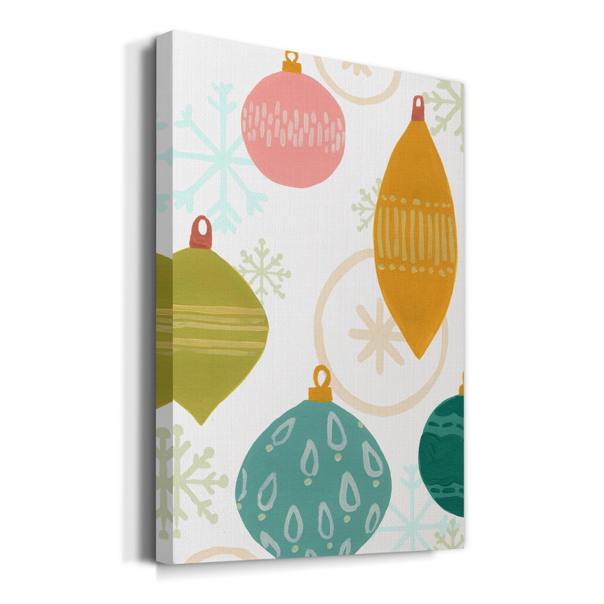 Modern Holiday Collection B- Gallery Wrapped Canvas