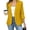 Yellow, variant on YWMJI Business Casual Blazers for Women Long Sleeve Suit Jacket Plus Size Open Front Work Office Suit Jacket Lightweight Dressy Casual Notched Lapel Layering Cardigans Basic Blazers A L