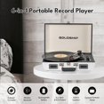 thumbnail image 2 of Tocadiscos portátil GOLDSHIP, diseño vintage de maleta, 2 of 7