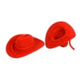 thumbnail image 5 of CalCastle Craft Decoration, 12pcs Mini Cowboy Hat, Western Wedding Favors, 2", Red, 12 Count, 5 of 6