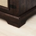 thumbnail image 2 of Espresso MDF TV Stand with 2 Storage Shelves | Acts as Entertainment Center and Console Table | Facilitates Cable Organization, 2 of 5