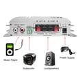 thumbnail image 1 of Car Amplifier 12V 2.0 Heavy Bass Hi Fi 2.1 Channel Stereo Audio Mini AMP, 1 of 7