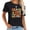 Black, variant on Peace Out 4th Grade Last Day Of School Teacher Stu Women's Graphic T-shirt - Trendy and Comfortable Top with Chic Print