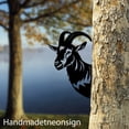 thumbnail image 4 of Handmadetneonsign Goat On Branch Metal Tree Stake, Peeking Animal Garden Tree Stake, Goat Metal Tree 68740, 4 of 5