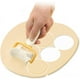 thumbnail image 5 of Cortador de masa - Juego de 3 cuchillos para masa, cortadores de ravioles de diseño, hermosos moldes para ravioles, galletas y albóndigas, protección del medio ambiente y salud, 5 of 7