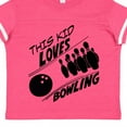 thumbnail image 4 of Inktastic This Kid Loves Bowling Boys or Girls Toddler T-Shirt, 4 of 5
