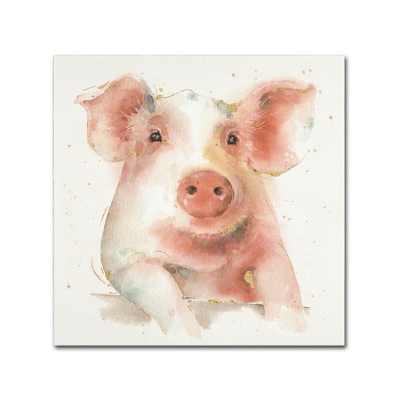 Trademark Fine Art 'Farm Friends III' Canvas Art by Lisa Audit