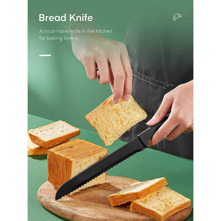 Dockorio 6-Piece Kitchen Knife Set for $15 - BoxedKnife6P-1001-Black