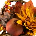 thumbnail image 6 of Northlight Mixed Autumn Harvest Flora in a Pumpkin Basket Decoration - 9", 6 of 6