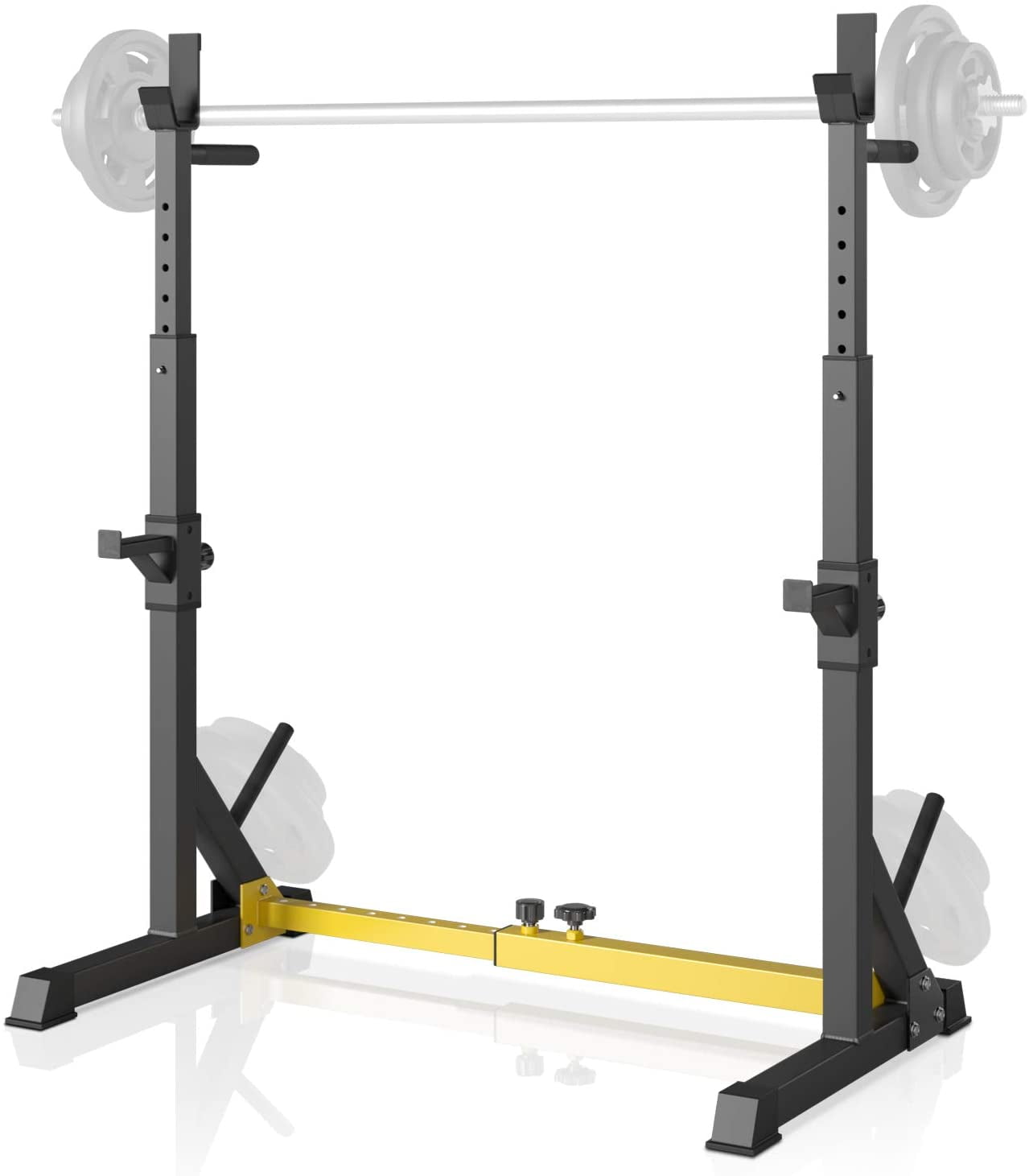 Adjustable Barbell Stand Squat Rack Weight Lifting Bench Press Workout Home Gym 