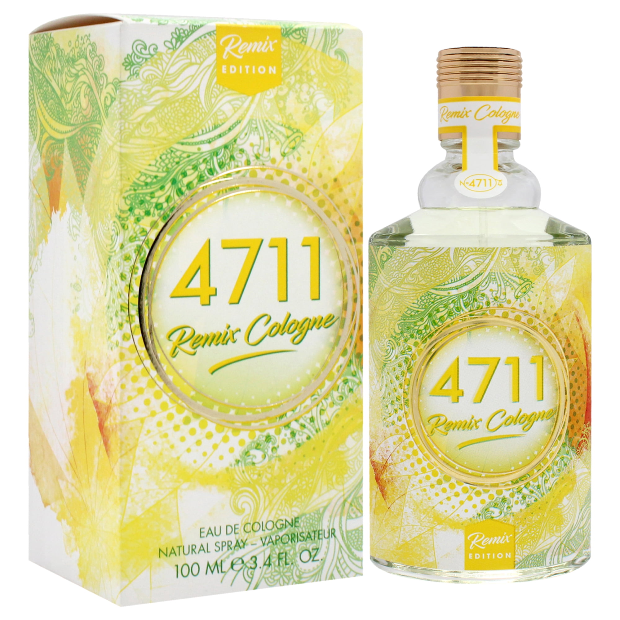 Muelhens 4711 Remix Cologne - Lemon , 3.4 oz EDC Spray