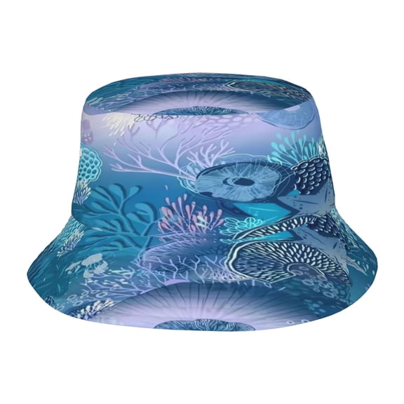 Cartoon Jellyfish Fisherman's Hat Lightweight and Breathable Sun Hat Suitable for Both Men and Women