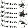 thumbnail image 3 of 70pcs Realistic Plastic Spiders Fake Spiders Toys Simulation Spiders for Halloween Party Decorations, 3 of 8