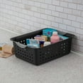 thumbnail image 4 of Sterilite Medium Ultra Storage Basket with Contoured Handles (6 Pack), 4 of 7