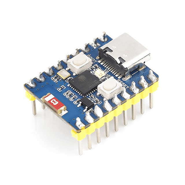 ESP32-C3-Zero Development Board Wifi Bluetooth Module RISC-V 32-Bit Single-Core Processor ESP32-C3FN4 Type-C B,1 x Development Board,Blue