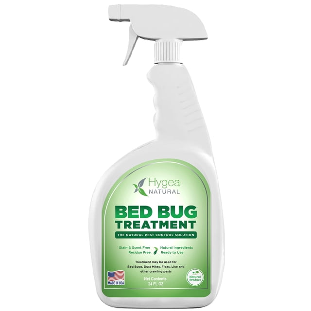 Spray Hygea Natural para piojos, ácaros y chinches de cama, 720 ml