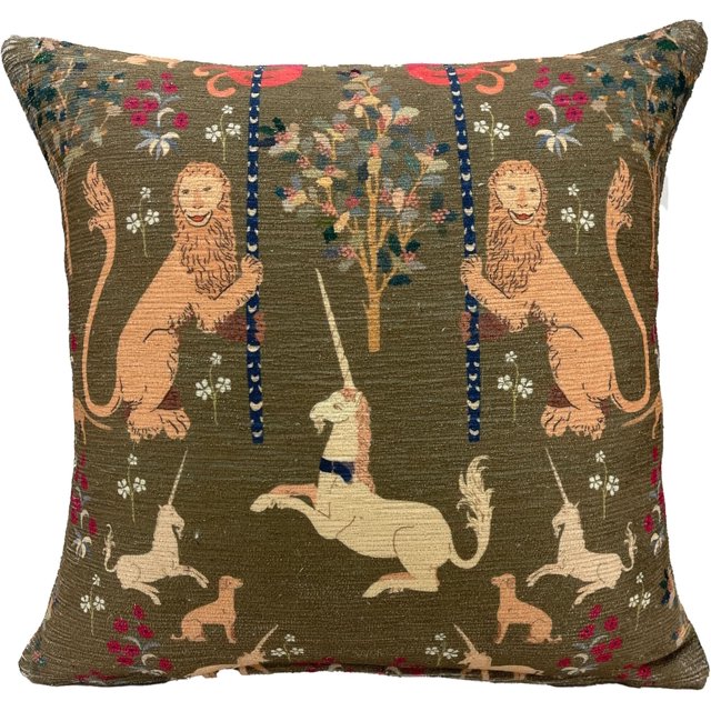 Decorative Boho Kilim Pillow Cover - Oriental Rug Square Throw, Lumbar Cushion Case - 16x16 Inches (y-96)
