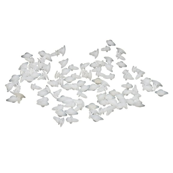 100x Nylon Weatherstrip Retainer Clips Fit for 1992-2006 Honda Civic 91530SP1003