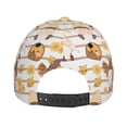 thumbnail image 4 of Picia Cute Bee Gnome pattern Trucker Low Profile Hat Men Women Baseball Cap Dad Hat Adjustable Unconstructed Plain Cap, 4 of 9