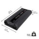 thumbnail image 2 of Amplificador de Audio Clase D Stetsom Bravo BASS Flex 8000 Vatios para Coche con Sistema de Impedanc, 2 of 8