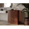 thumbnail image 2 of 100% Solid Wood 32" Bathroom Cabinet with Solid Doors and Adjustable Shelves, 2 of 7