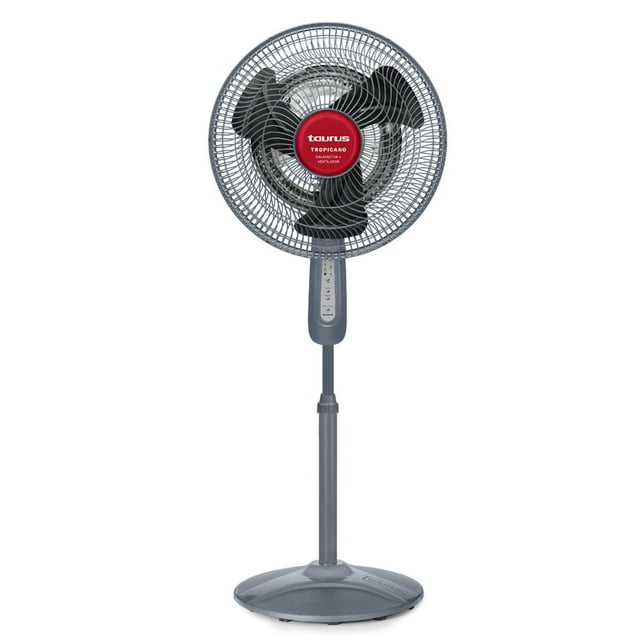 VENTILADOR CALEFACTOR TAURUS TROPICANO gris 16 pulgadas