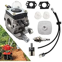 Carburetor with Air Filter Replacement for Mantis Tiller 7222 7225 SV-5C/2, Replaces Zama C1U-K82 C1U-K54A A021001090, For Garden Tilling & Landscaping