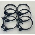 thumbnail image 1 of Helix Racing Hose Clamp 110-1032 1.14 Inch To 1-1/4 Inch Clamping Range; OEM Style; Black Anodized Finish; Pack Of 6, 1 of 1