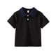 thumbnail image 2 of Blusa y camisa de manga corta con cuello vuelto Camisa de color liso para niños Camiseta de manga corta con solapa para bebé Top informal y versátil Camiseta de algodón para niños, 2 of 6