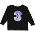 thumbnail image 3 of Inktastic 3rd Birthday Mermaid 3 Year Old Girl Girls Long Sleeve Toddler T-Shirt, 3 of 5