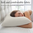 thumbnail image 5 of Cream Solid Color Throw Pillow Covers, Aesthetics Contemporary Luxury Soft Breathable Pillow Cases with Invisible Zipper for Sleeping, Toddler Pillowcases for Couch Bed Sofa Chair 12x20 Inches, 5 of 9