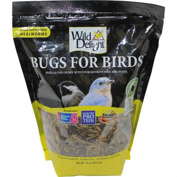 D&D Commodities 367866 16 oz Wild Delight Bugs for Birds