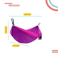 thumbnail image 2 of Hamaca Individual Para Camping Ligera Portatil Nylon Fresca rosa 6.49 pulg THE FINIX FX-HIBL, 2 of 5