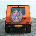 thumbnail image 6 of Goofa Fastfoods Pattern Universal Tire Cover for Jeep, SUV, Truck, and Trailer – Waterproof, UV-Resistant,Easy to Install, Fits 14"-17" Tires-17 inch, 6 of 6