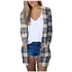 thumbnail image 2 of Puntoco, camiseta de manga larga a la moda para mujer, cárdigan de Navidad con frente abierto de otoño, prendas de vestir exteriores holgadas, blusa estampada, abrigo, tops con bolsillos Puntoco Puntoco-6489, 2 of 5