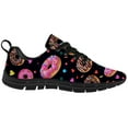 thumbnail image 4 of Customuart Donut Shoes Womens Running Sneakers Black Size 7, 4 of 5