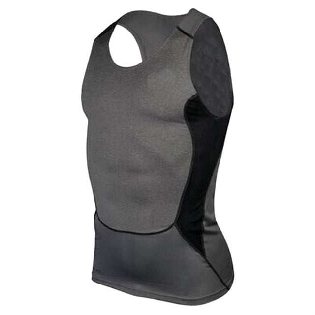 Soidarity Chaleco para correr para hombre, deportes, Fitness, compresión, tanques sin mangas, secado rápido, ajustado, para correr, Fitness, gimnasio, Uniforme atlético gris SG Soidarity FS8134-23