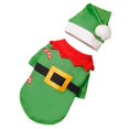 thumbnail image 5 of Festive Holiday Pet Outfit With Jingle Apparel And Santa Hat Bow Tie For Small Medium Large Dogs Cats Photo Party, 5 of 5