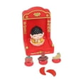 thumbnail image 1 of DOLITY Chinese Deity Statue with Tribute Set Multipurpose Decorative Fengshui Decor Buddha, 1 of 9