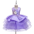 thumbnail image 2 of EnJoCho toddler Birthday Dress toddler Baby Kids Girls Sleeveless Patchwork Flowers Tulle Party Dress Princess Dresses Children Cute Girls Stylish Party Dresses, 2 of 9