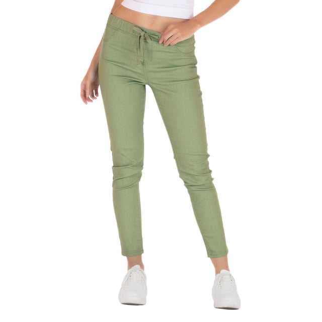 PANTALÓN DE GABARDINA PARA MUJER QUARRY